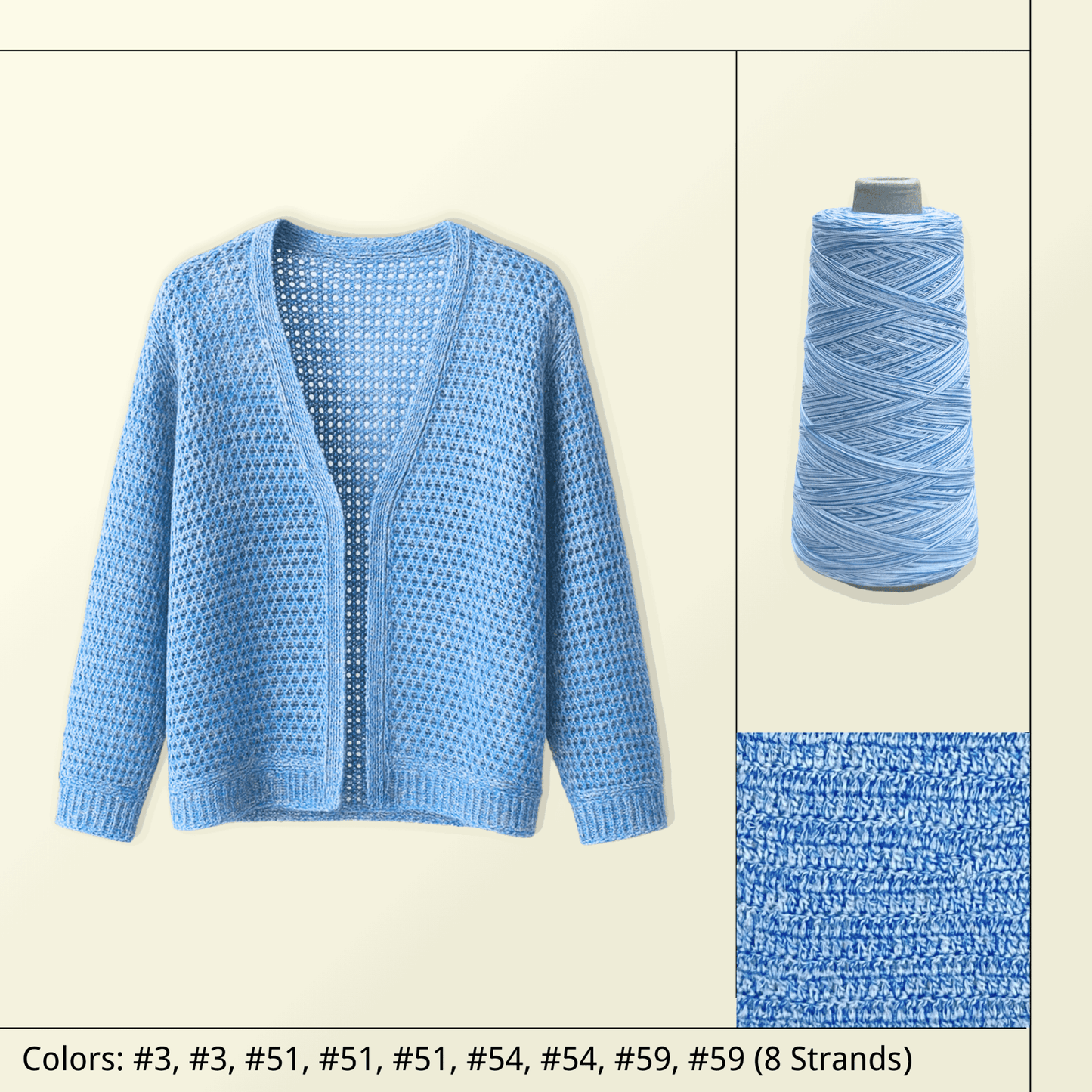 Chaine Trame - Custom - Dyed 100% Tencel/Lyocell Yarn Cone in 100g ()