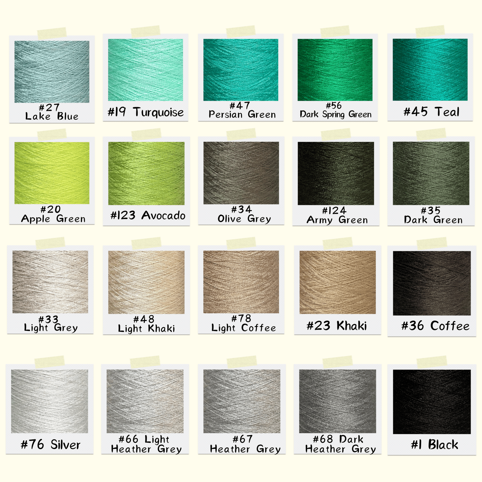 Chaine Trame - 100% Tencel Lyocell Yarn | 1KG in 01 Black ()