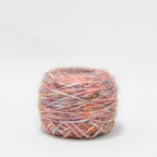 Coral Pink Tweed Wool Blend Yarn