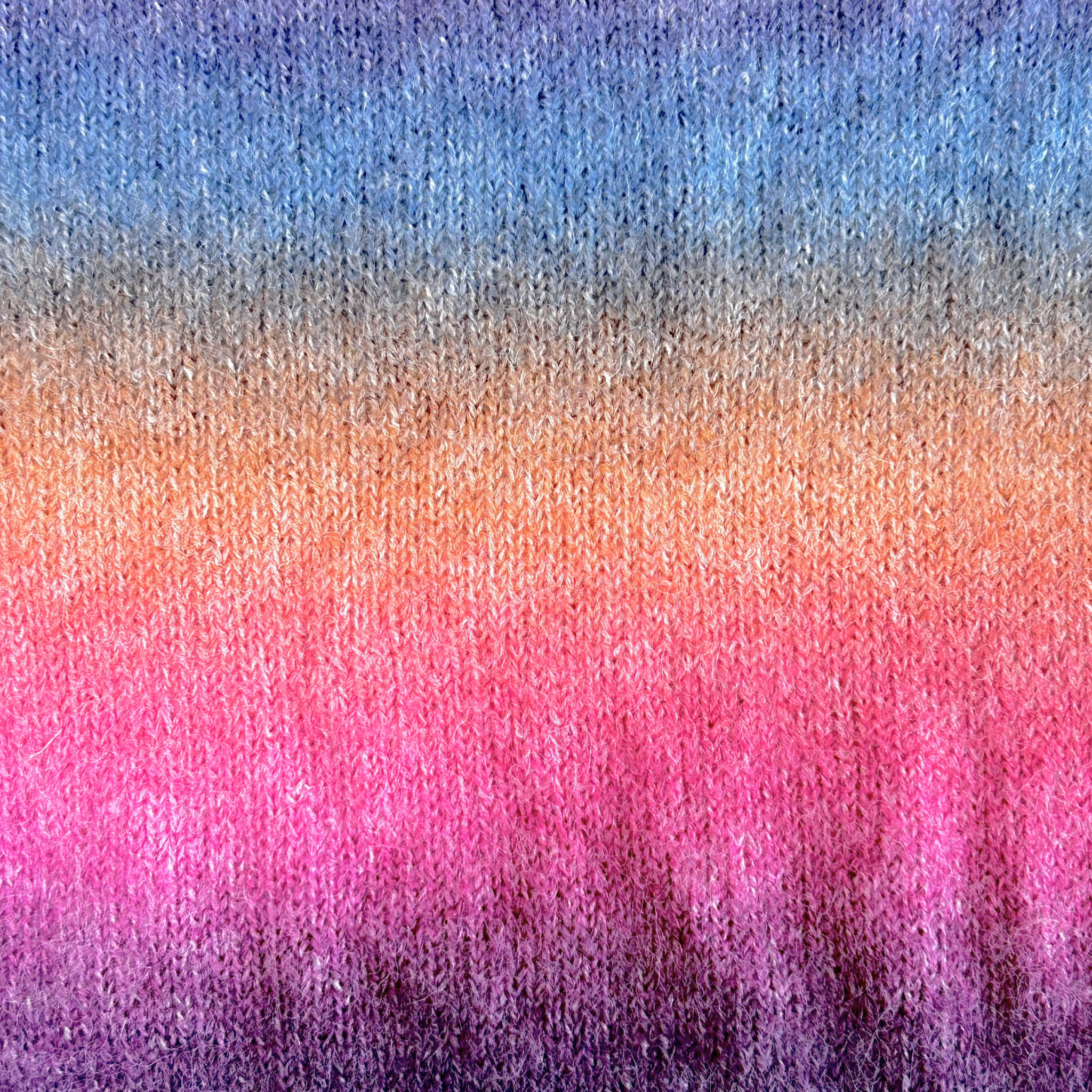Chaine Trame - Berry Nebula | Hand - dyed Gradient Mohair Wool Yarn in 50g ()