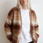 Chaine Trame - Caramel Cream | Hand - dyed Gradient Mohair Wool Yarn in 50g ()