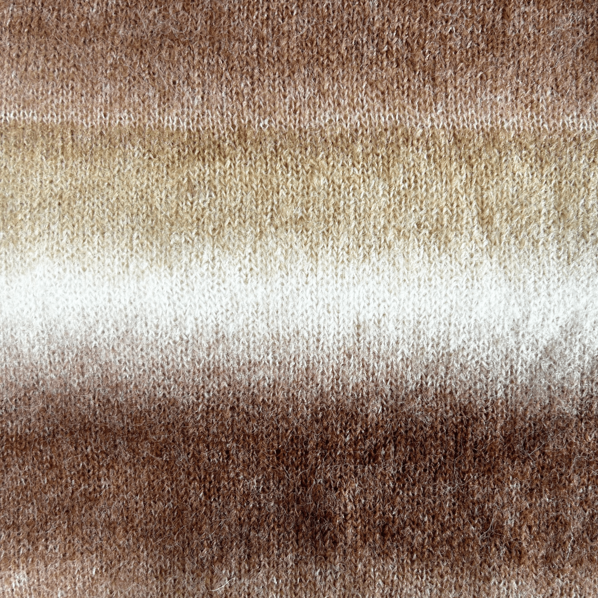 Chaine Trame - Caramel Cream | Hand - dyed Gradient Mohair Wool Yarn in 50g ()