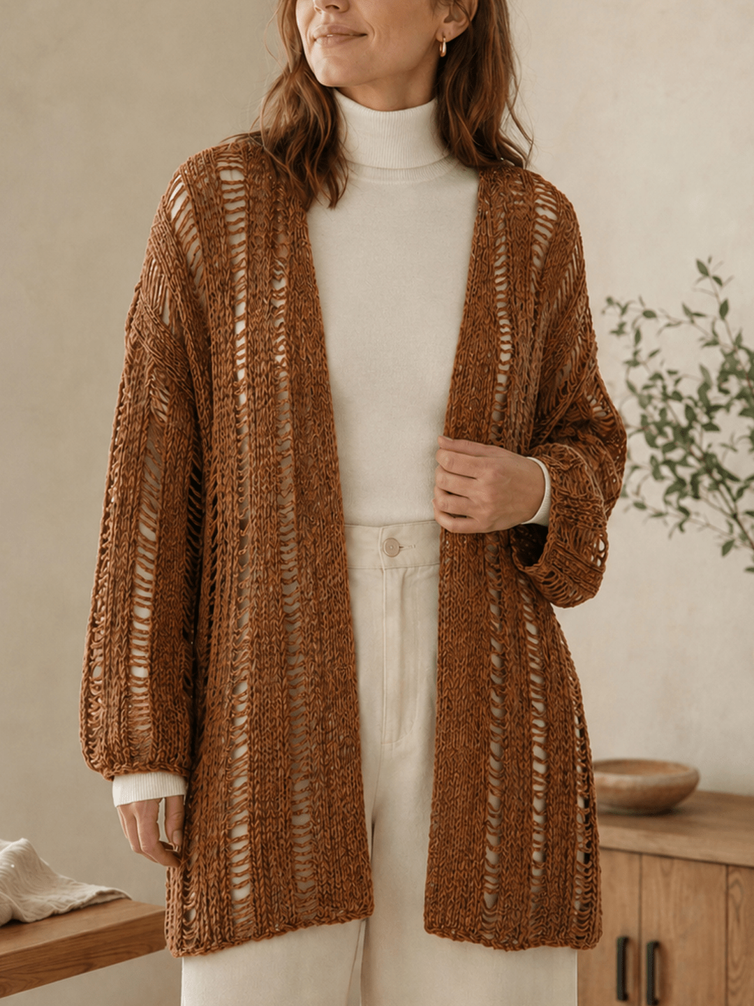Chaine Trame-Cashmere Wool Blend Yarn in Y01 Soft Ivory ()