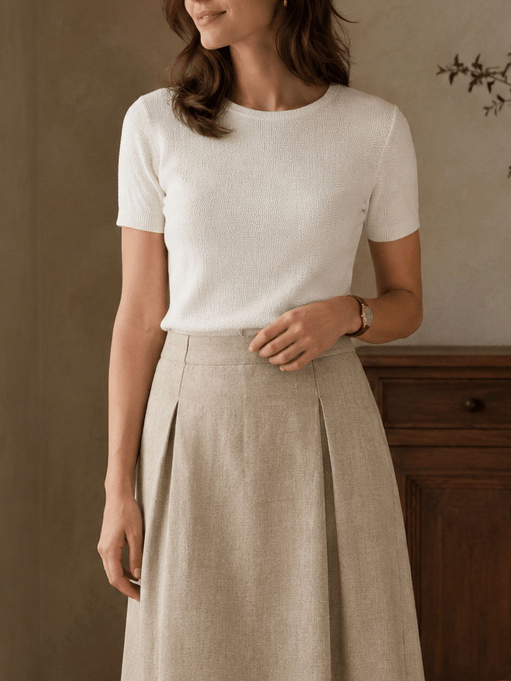 Chaine Trame-Cashmere Wool Blend Yarn in Y01 Soft Ivory ()