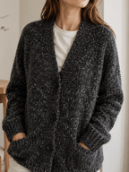 Chaine Trame-Charcoal Tweed Wool Blend Yarn in 50g ()
