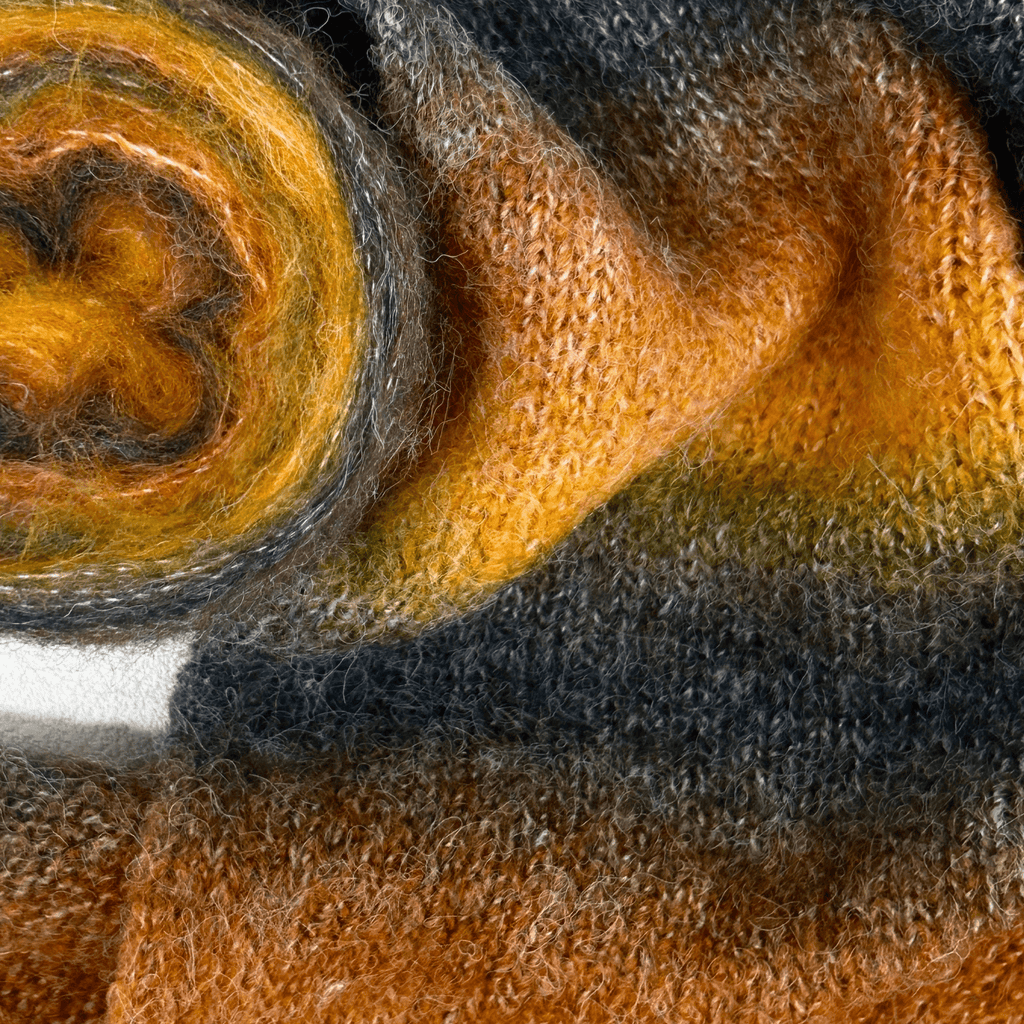 Chaine Trame - Cinder Glow | Hand - dyed Gradient Mohair Wool Yarn in 50g ()
