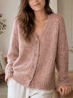 Chaine Trame-Coral Pink Tweed Wool Blend Yarn in 50g ()