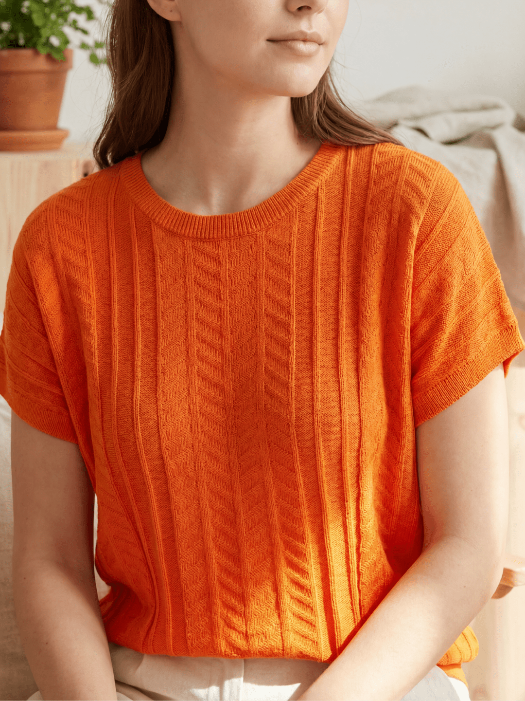 Chaine Trame-Cotton Tencel Lyocell Yarn in S001 Grapefruit ()
