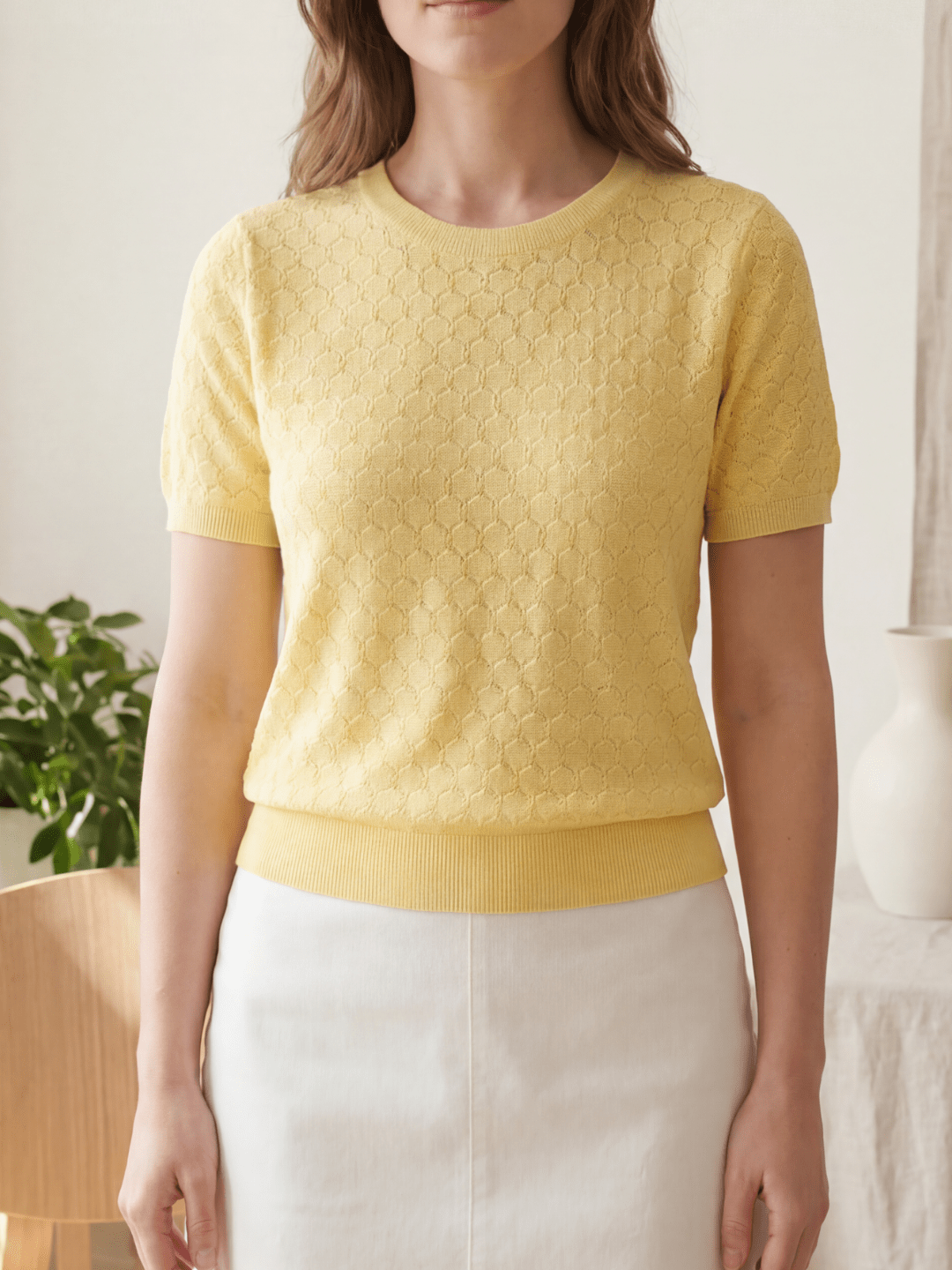 Chaine Trame-Cotton Tencel Lyocell Yarn in S001 Grapefruit ()