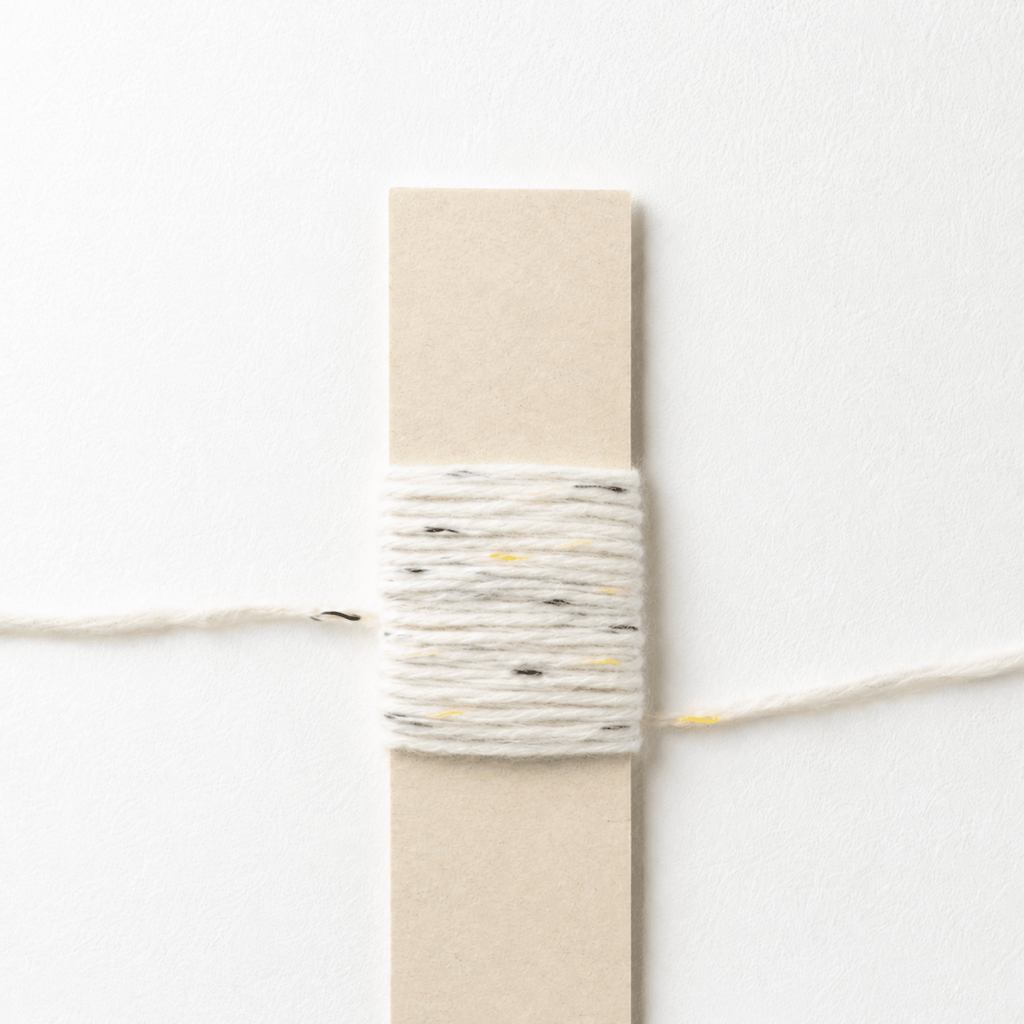Chaine Trame-Cream Tweed Wool Blend Yarn in 50g ()