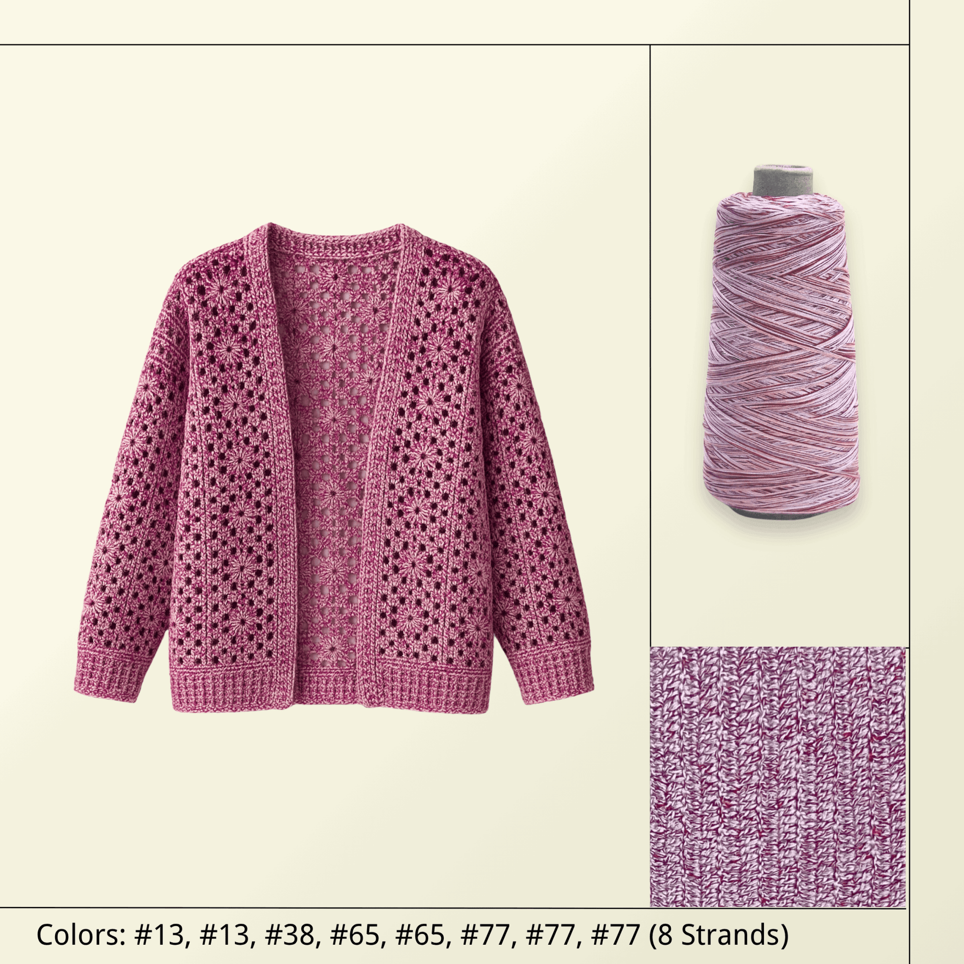 Chaine Trame - Custom - Dyed 100% Tencel/Lyocell Yarn Cone in 100g ()