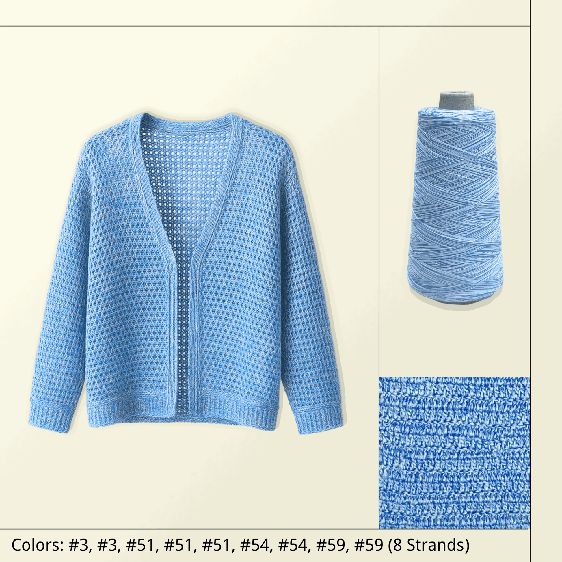 Chaine Trame - Custom - Dyed 100% Tencel/Lyocell Yarn Cone in 100g ()