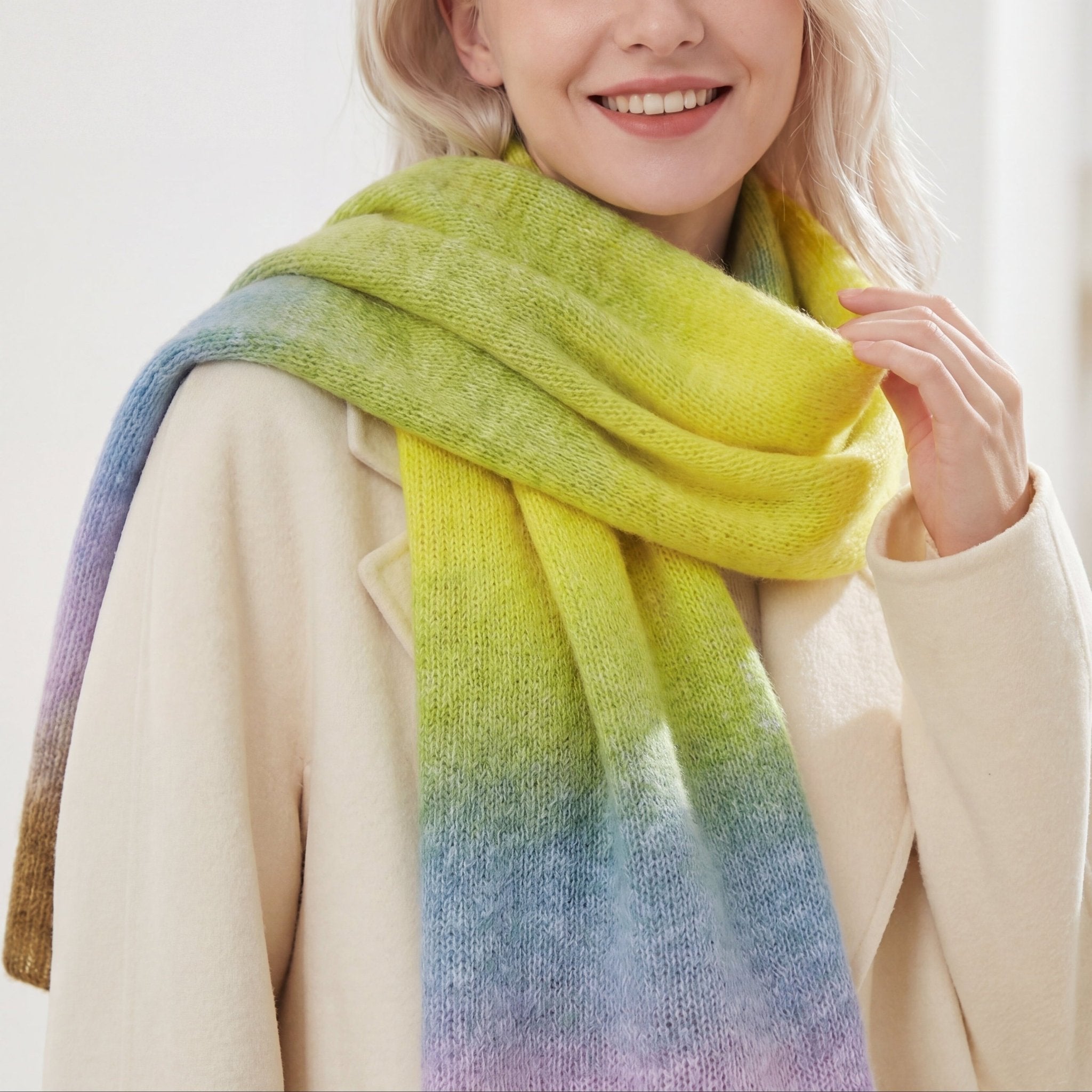Chaine Trame - Dune Glow | Hand - dyed Gradient Mohair Wool Yarn in 50g ()