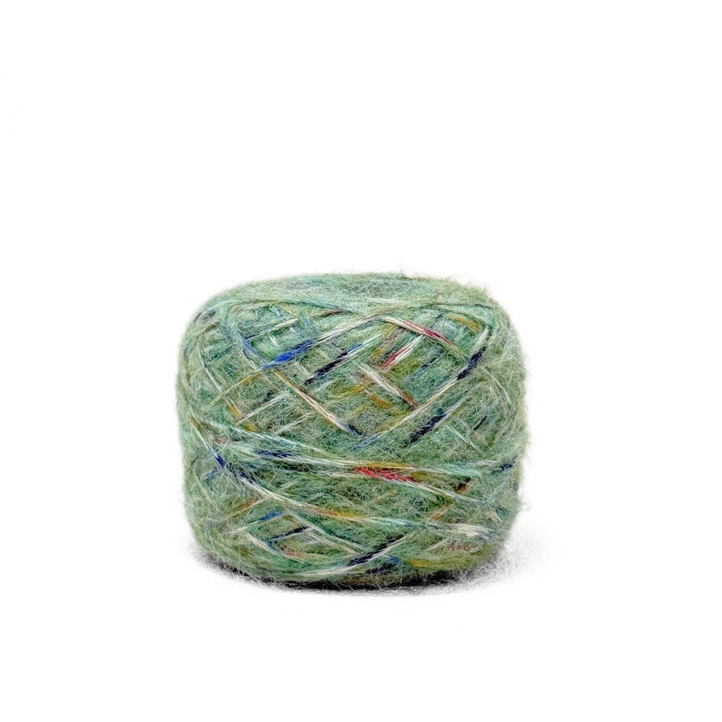 Chaine Trame-Matcha Green Tweed Wool Blend Yarn in 50g ()