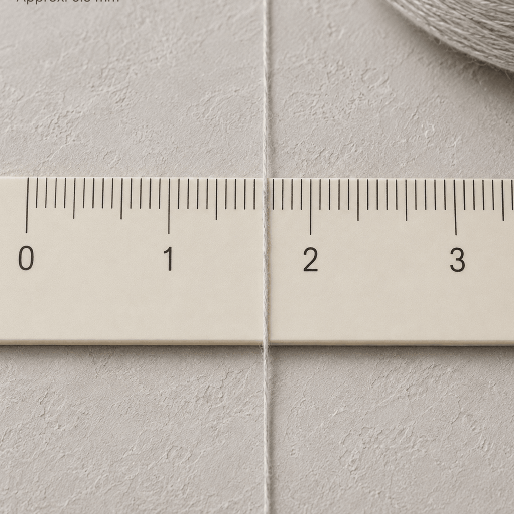 Chaine Trame-Merino Wool Cashmere Yarn in Light Grey Mélange ()