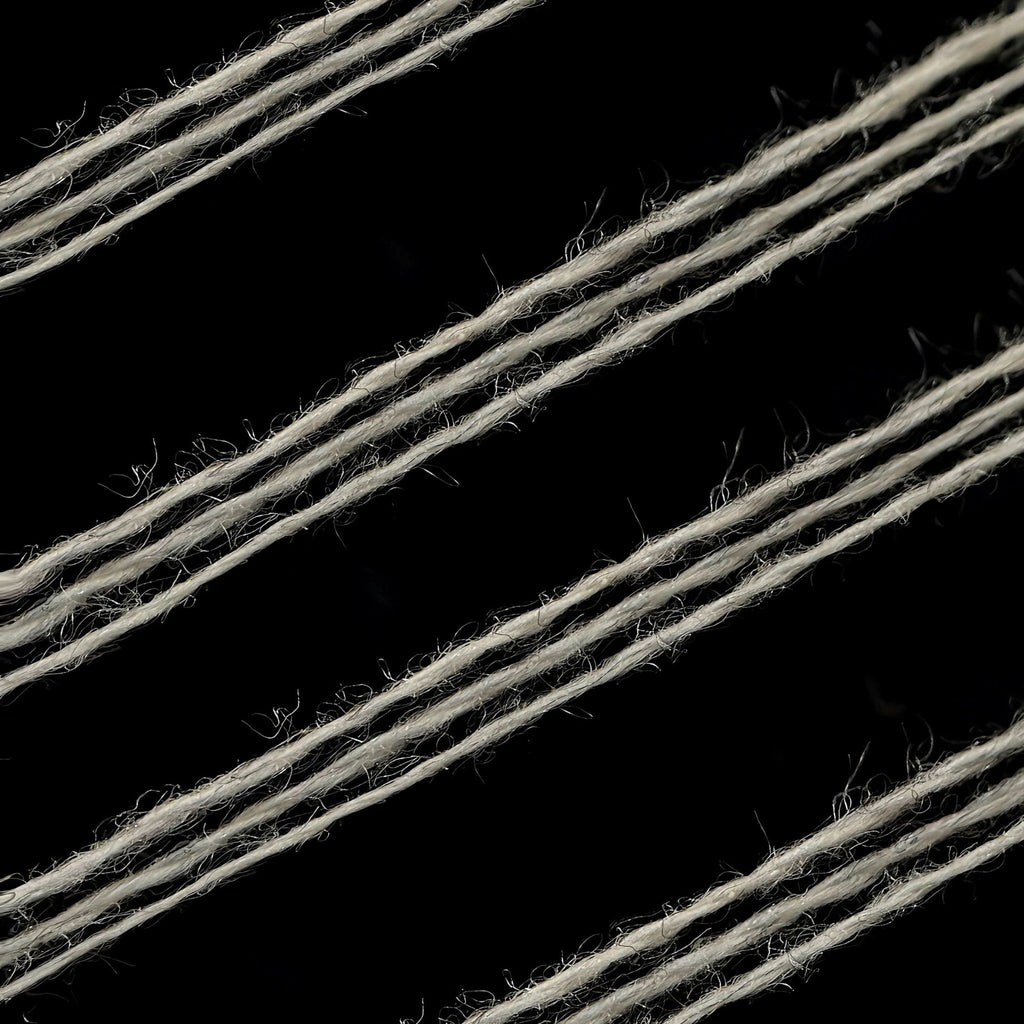 Chaine Trame-Merino Wool Cashmere Yarn | 3-Strand for Knitting & Crochet in Light Heather Grey ()