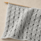 Chaine Trame-Merino Wool Cashmere Yarn | 3-Strand for Knitting & Crochet in Light Heather Grey ()