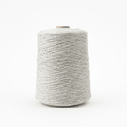 Chaine Trame-Merino Wool Cashmere Yarn | 3-Strand for Knitting & Crochet in Light Heather Grey ()