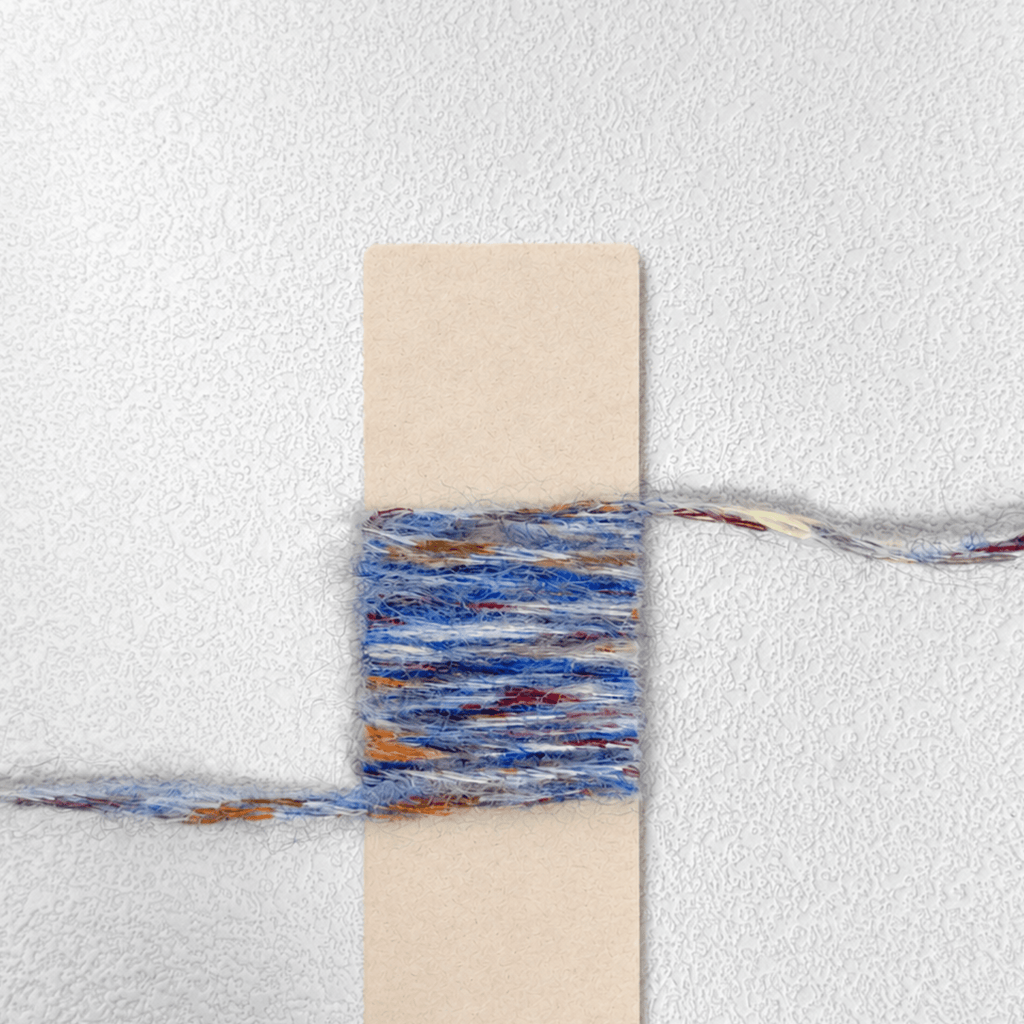 Chaine Trame-Mist Blue Tweed Wool Blend Yarn in 50g ()