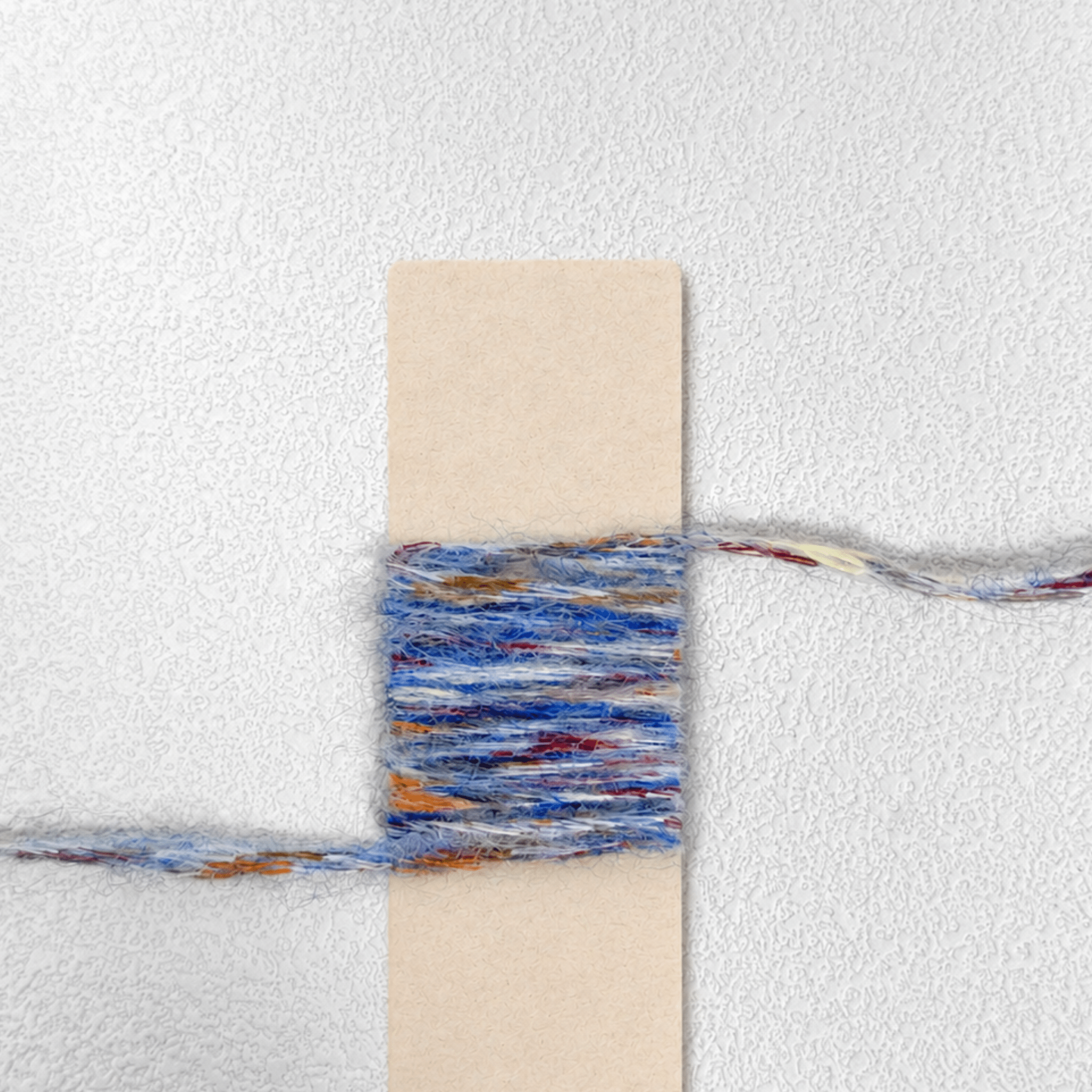 Chaine Trame-Mist Blue Tweed Wool Blend Yarn in 50g ()