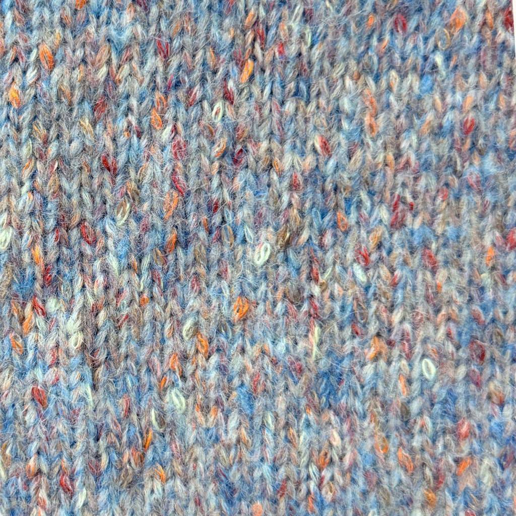 Chaine Trame-Mist Blue Tweed Wool Blend Yarn in 50g ()