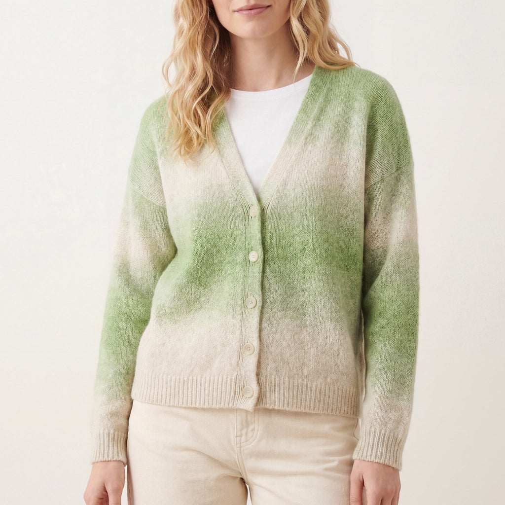Chaine Trame - Mist Mint | Hand - dyed Gradient Mohair Wool Yarn in 50g ()