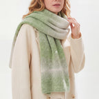 Chaine Trame - Mist Mint | Hand - dyed Gradient Mohair Wool Yarn in 50g ()