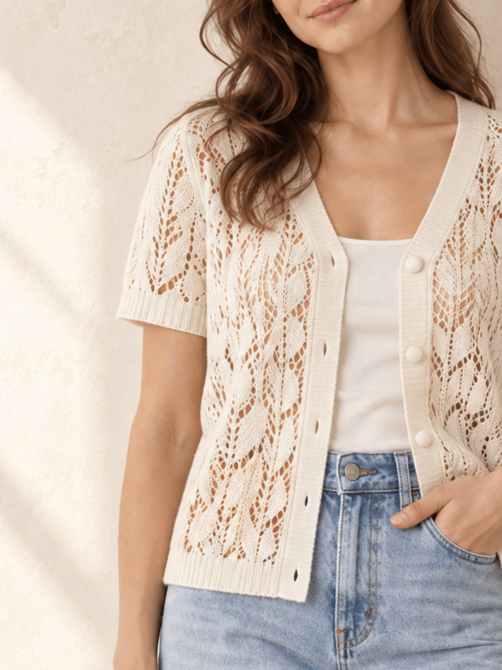 Chaine Trame-Modal Cotton Yarn in M01 Pure White ()