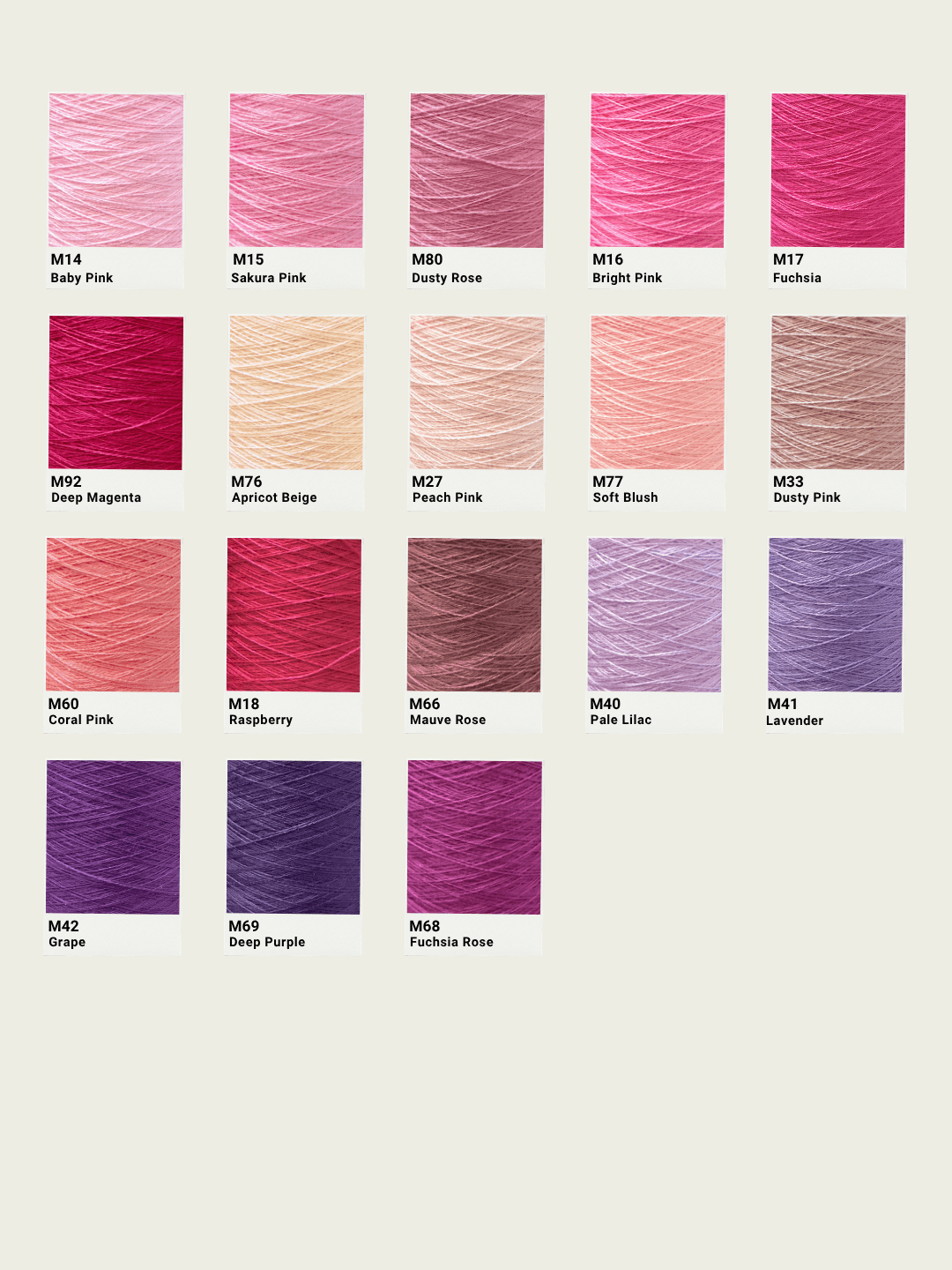 Chaine Trame-Modal Cotton Yarn in M01 Pure White ()