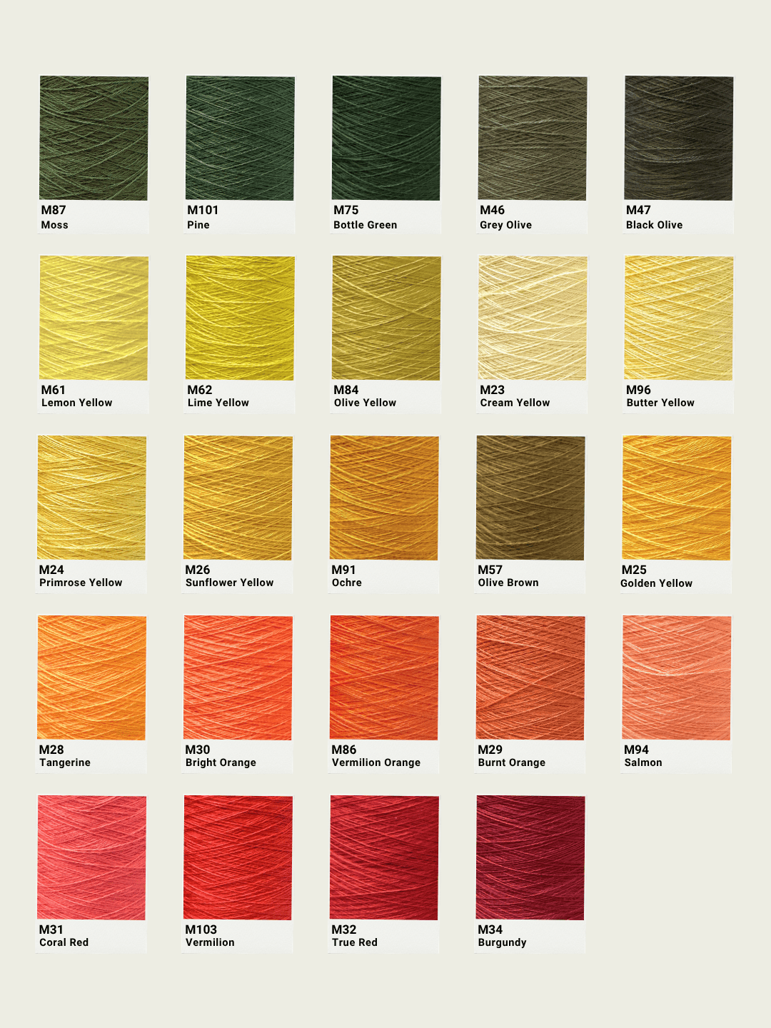 Chaine Trame-Modal Cotton Yarn in M01 Pure White ()