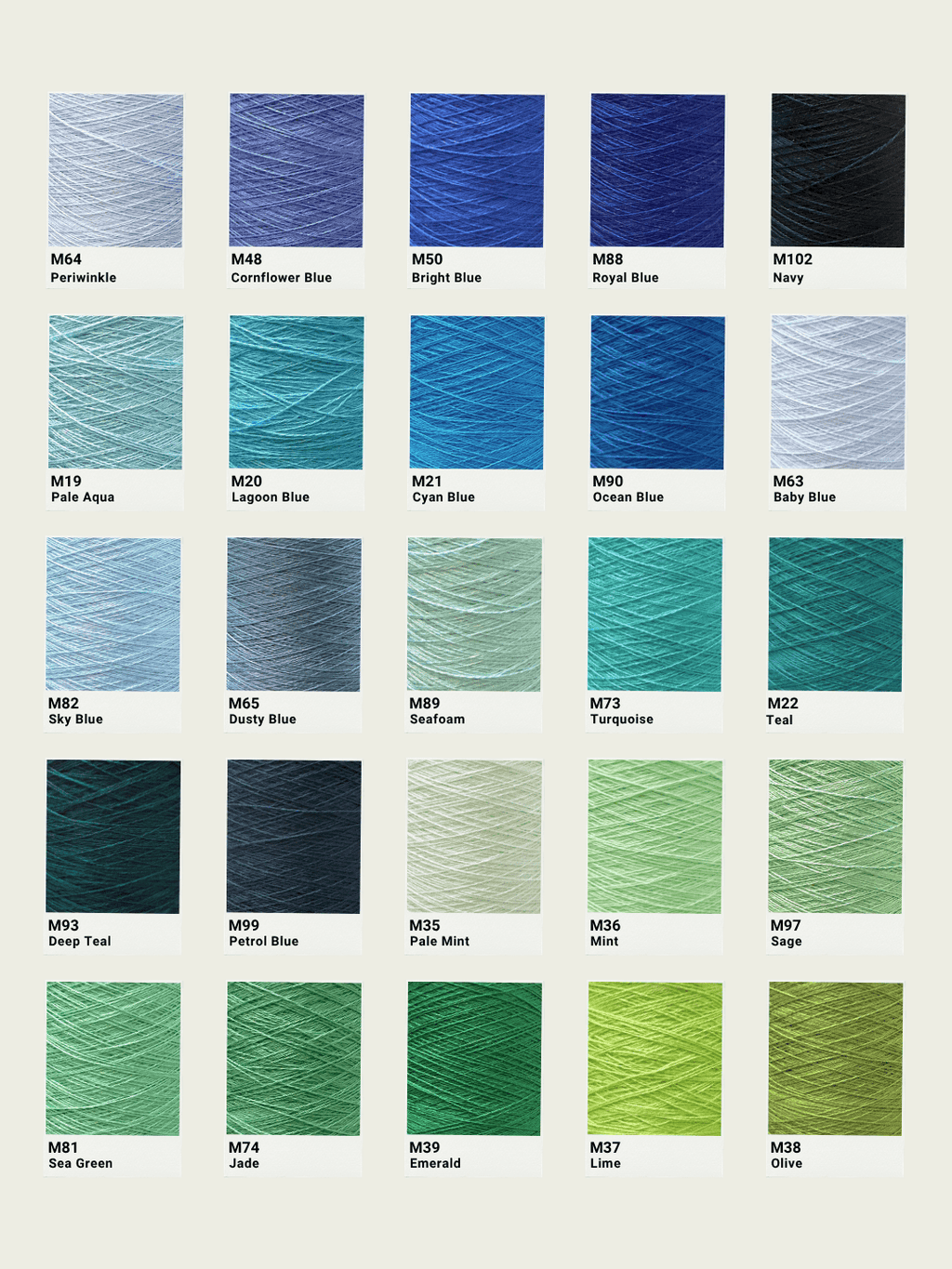 Chaine Trame-Modal Cotton Yarn in M01 Pure White ()