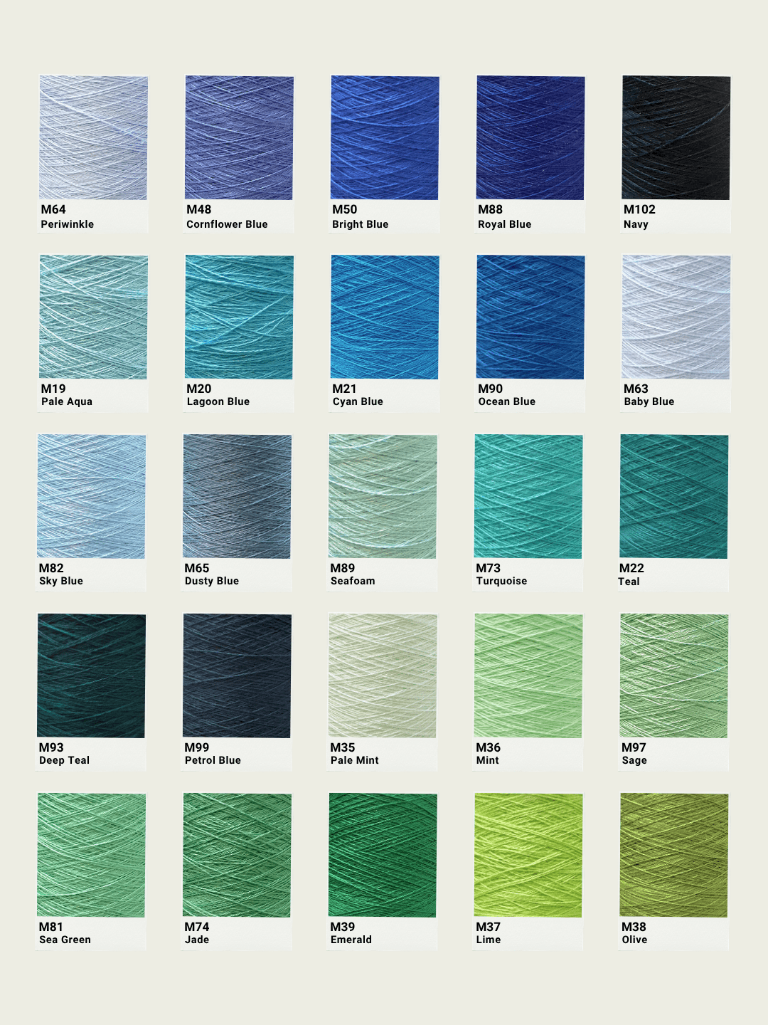 Chaine Trame-Modal Cotton Yarn in M01 Pure White ()