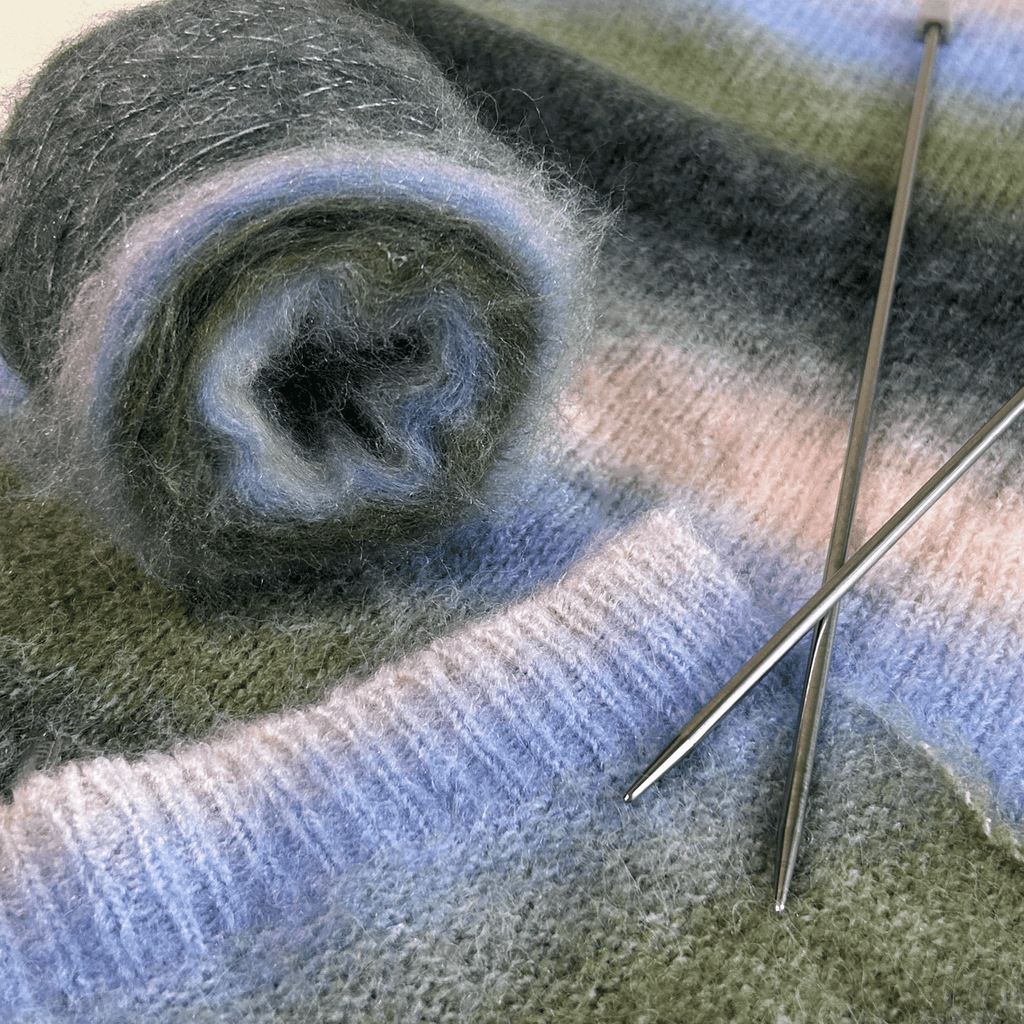 Chaine Trame - Mystic Meadow | Hand - dyed Gradient Mohair Wool Yarn in 50g ()