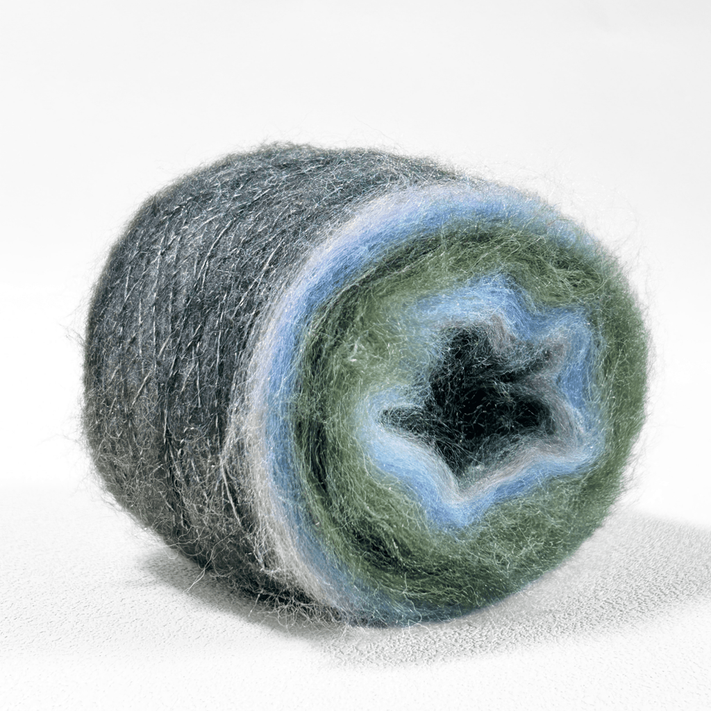 Chaine Trame - Mystic Meadow | Hand - dyed Gradient Mohair Wool Yarn in 50g ()