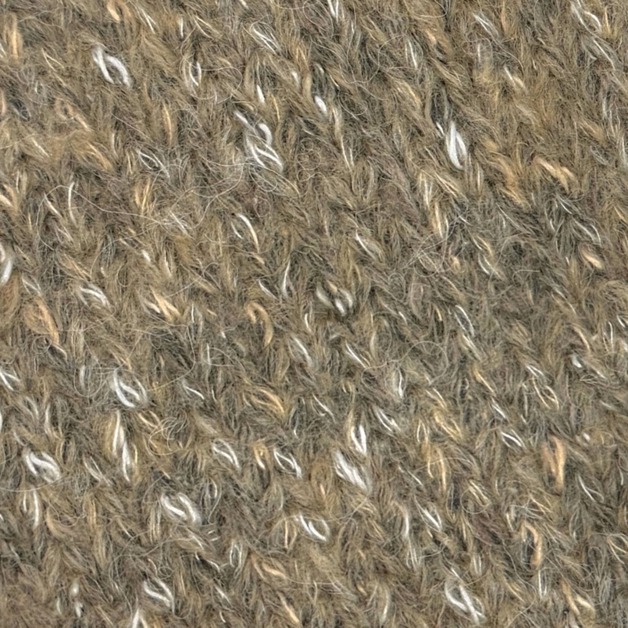 Chaine Trame-Oatmeal Brown Tweed Wool Blend Yarn in 50g ()