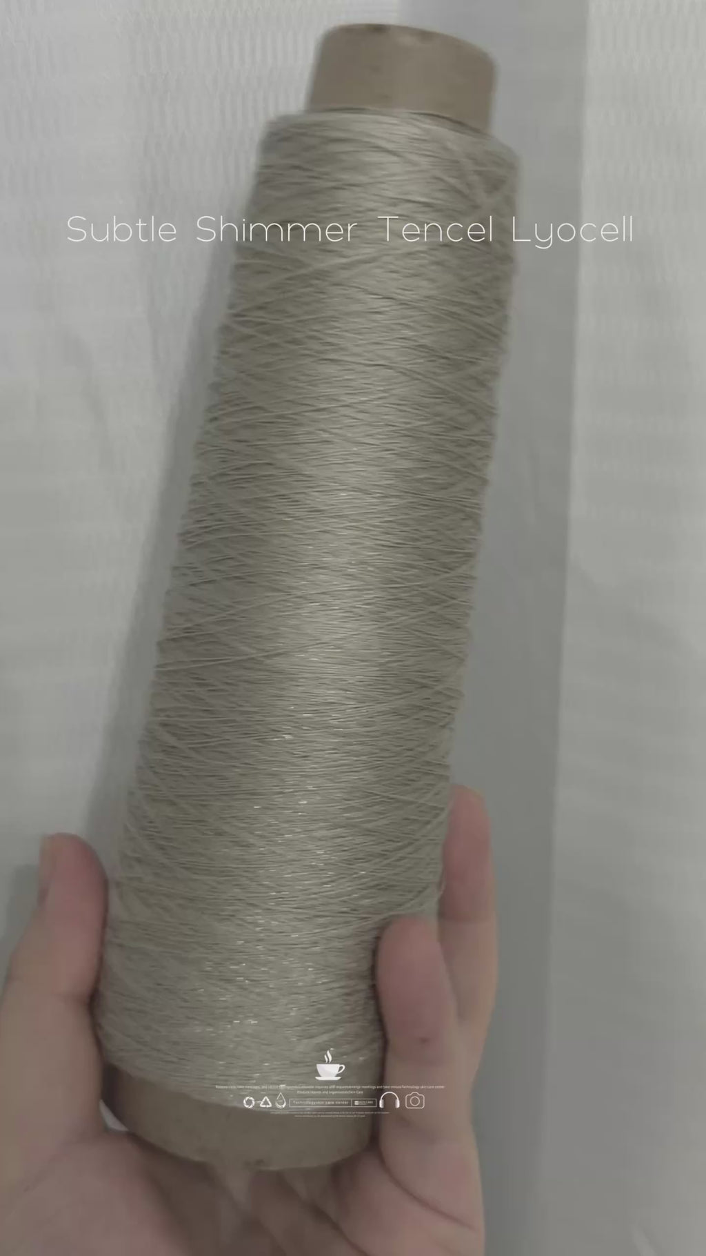 Subtle Shimmer Tencel Lyocell Nylon Yarn