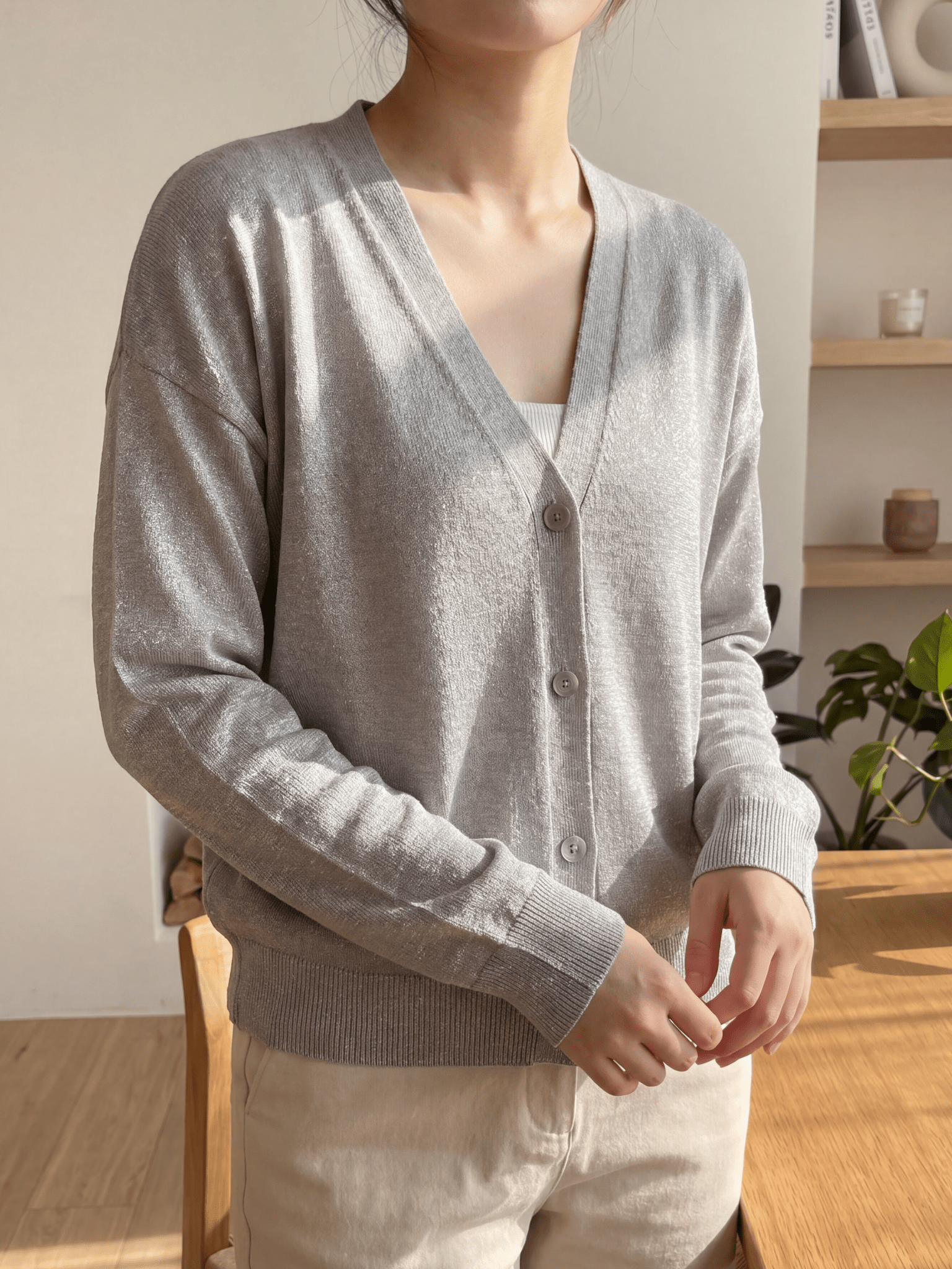Chaine Trame-Subtle Shimmer Tencel Lyocell Nylon Yarn in Azure Blue ()