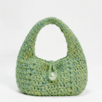 Chaine Trame - Textured Wool Wristlet Bag Crochet Kit in White ()