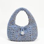 Chaine Trame - Textured Wool Wristlet Bag Crochet Kit in White ()