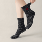 Chaine Trame - Unisex Lyocell Blended Ankle Socks in Lavender Twist ()
