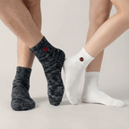 Chaine Trame - Unisex Lyocell Blended Ankle Socks in Lavender Twist ()