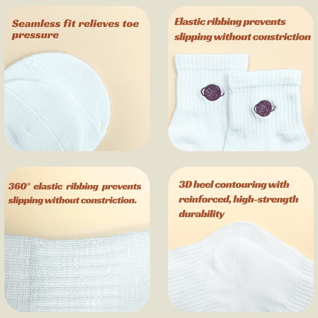 Chaine Trame - Unisex Lyocell Blended Socks in Lavender Twist ()