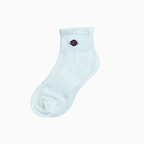 Chaine Trame - Unisex Tencel Lyocell Blended Ankle Socks in Lavender Twist ()