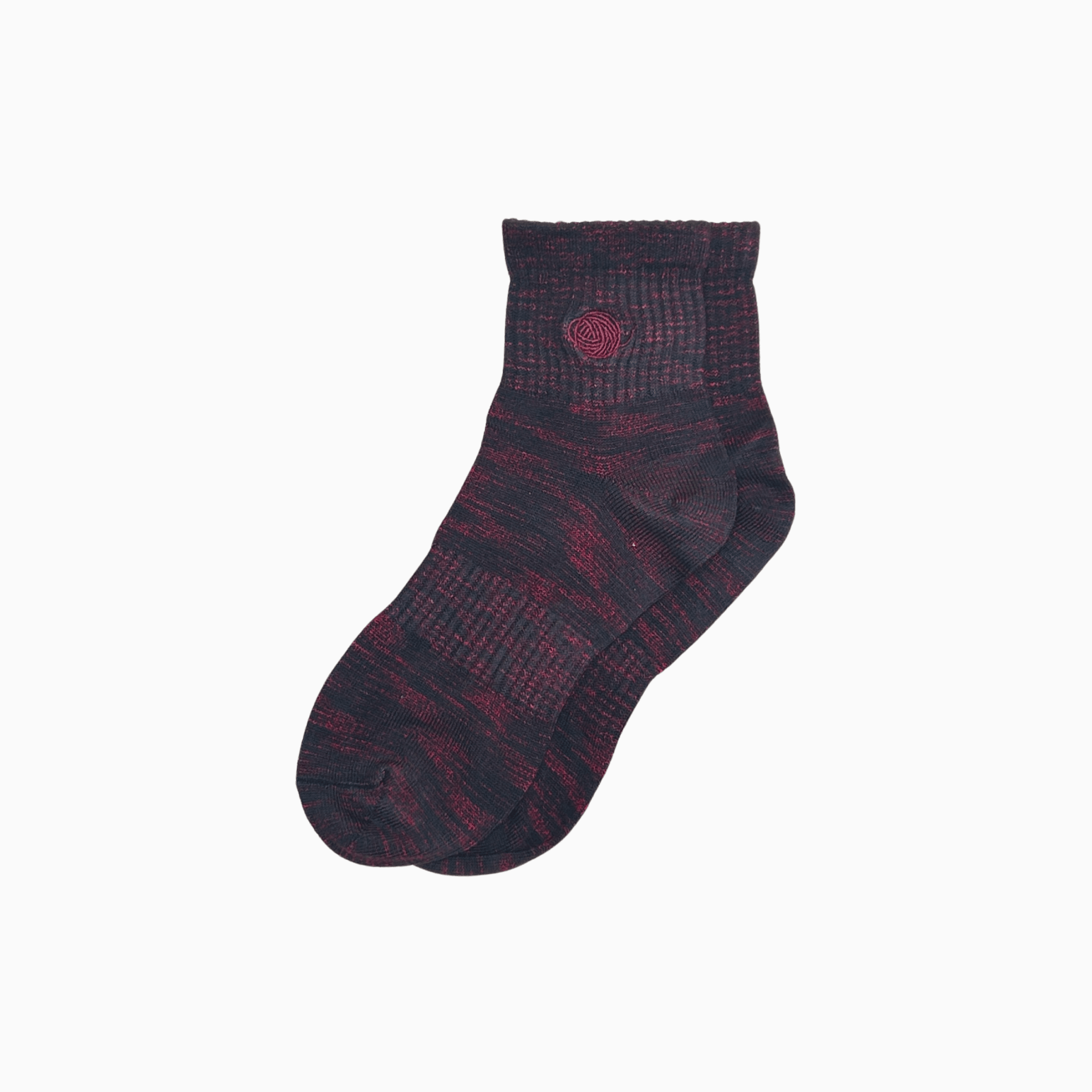 Chaine Trame - Unisex Tencel Lyocell Blended Ankle Socks in Lavender Twist ()